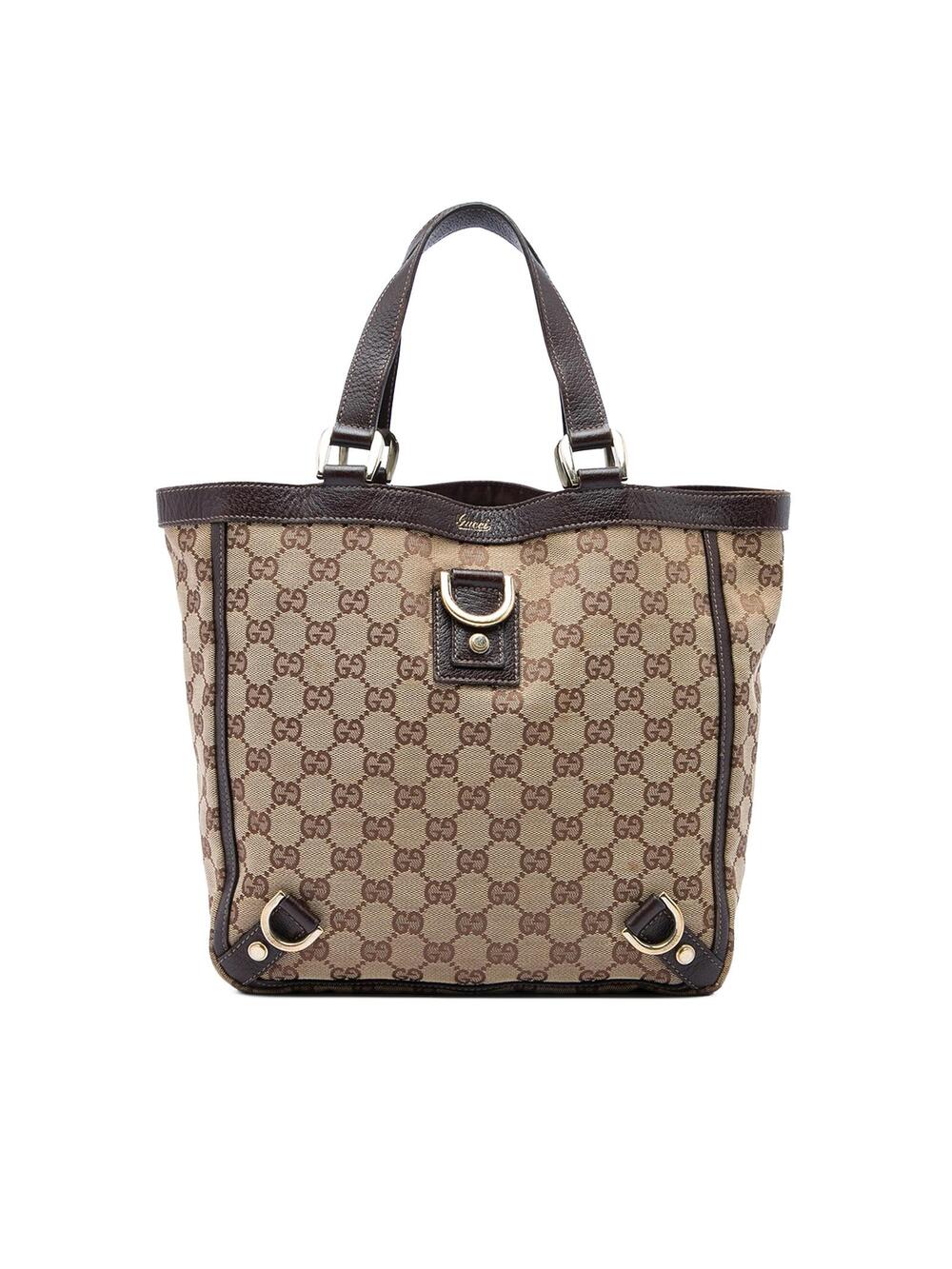 Gucci Gg Canvas Abbey D Ring Tote Pre- #342908G50B